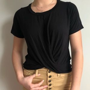 Knotted Cropped Tee